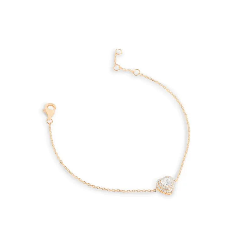 Pulseira Heart Prata 925