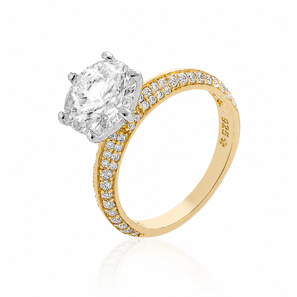 Anel Milano Moissanite Prata 925