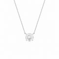 Colar Esme Portuguese Cut 8mm Moissanite Prata 925