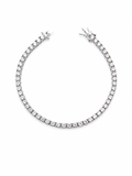 Pulseira Riviera Clássica 4mm Prata 925