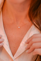 Colar Clair Zircônia Cristal 4mm Prata 925