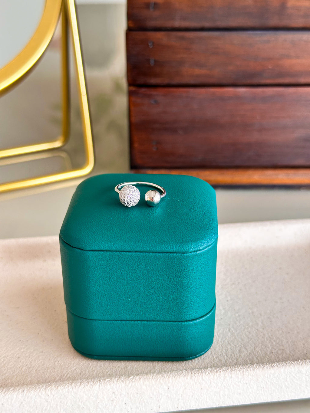 Anel Celine Prata 925 - “pinky ring”