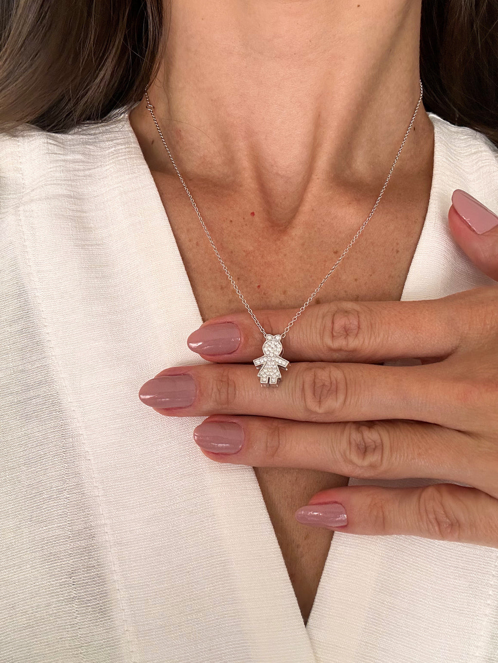 Colar Lia Moissanite Prata 925