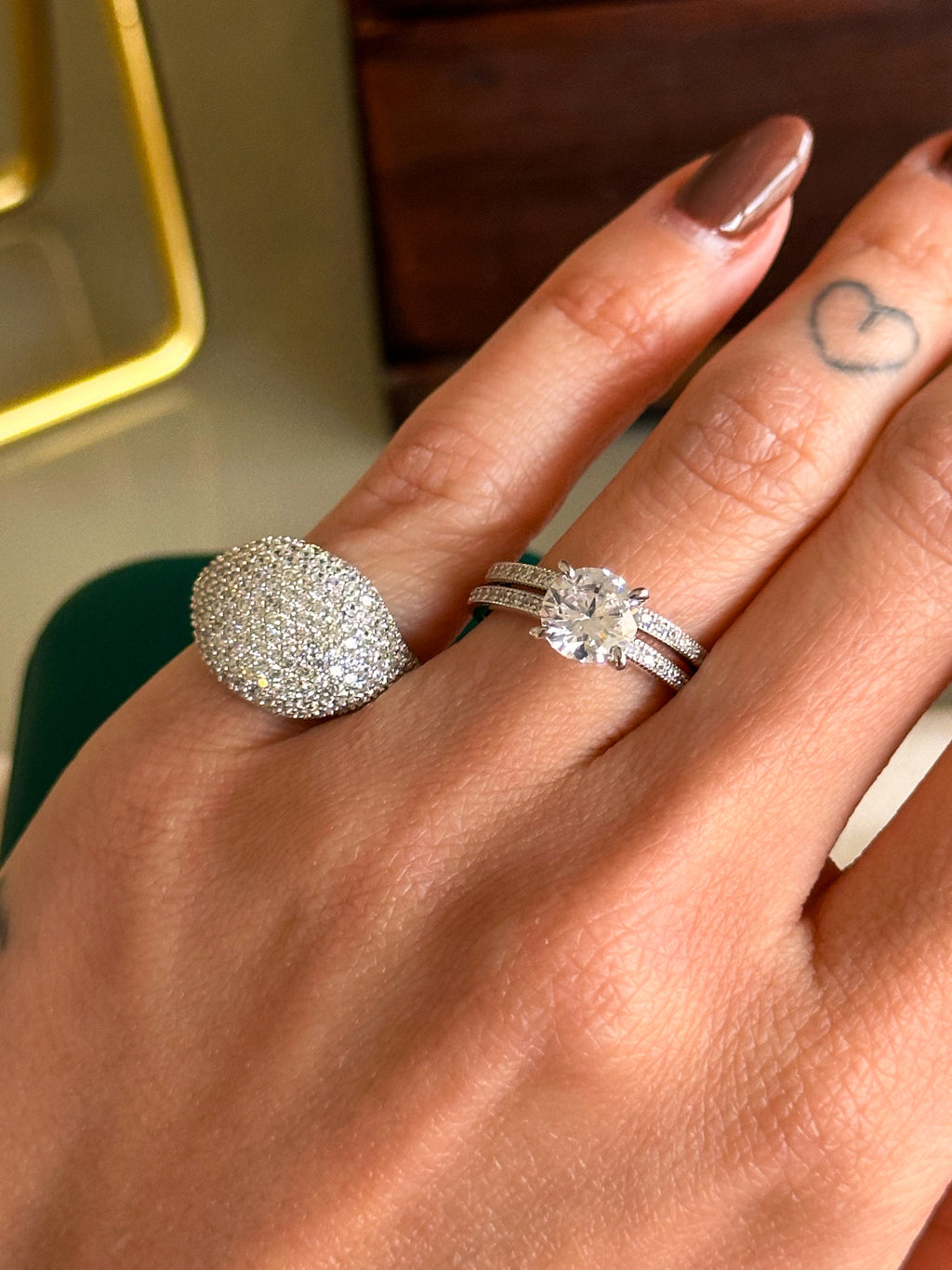 Anel Lume Prata 925 - “pinky ring”