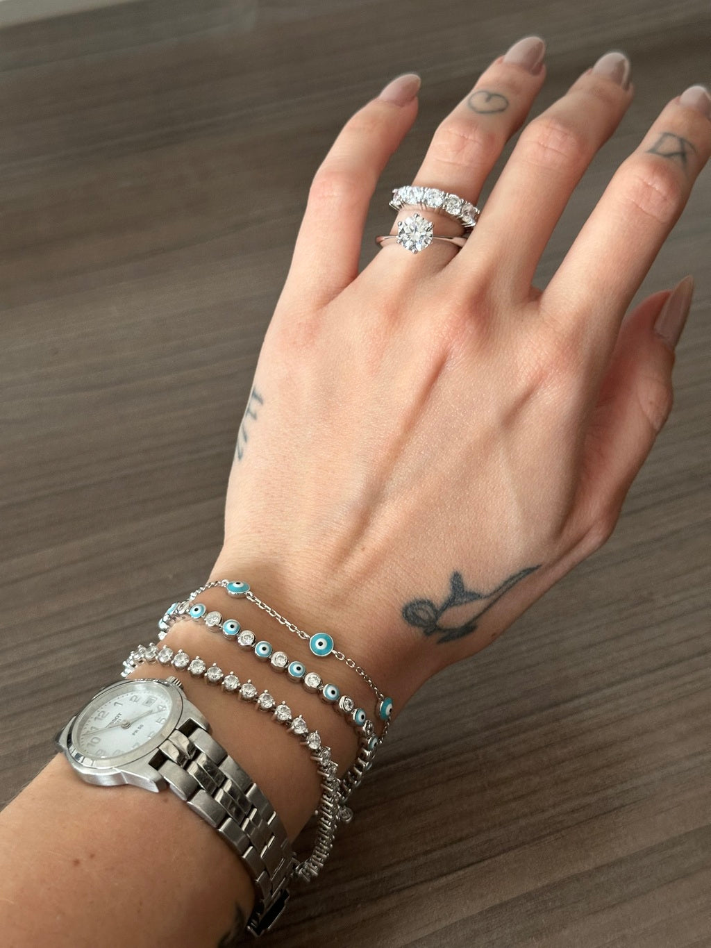 Pulseira Riviera Olho Grego Prata 925