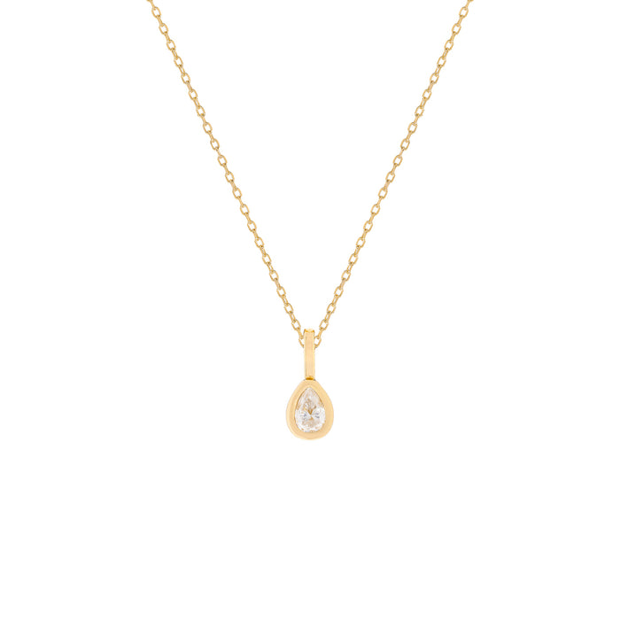 Colar Stella Drop Moissanite Prata 925