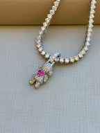 Pingente Pink Prata 925