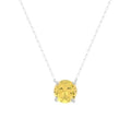Colar Clair Yellow Fancy Prata 925