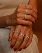 Anel Maeve Moissanite Prata 925