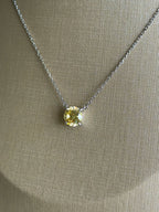 Colar Clair Yellow Fancy Prata 925