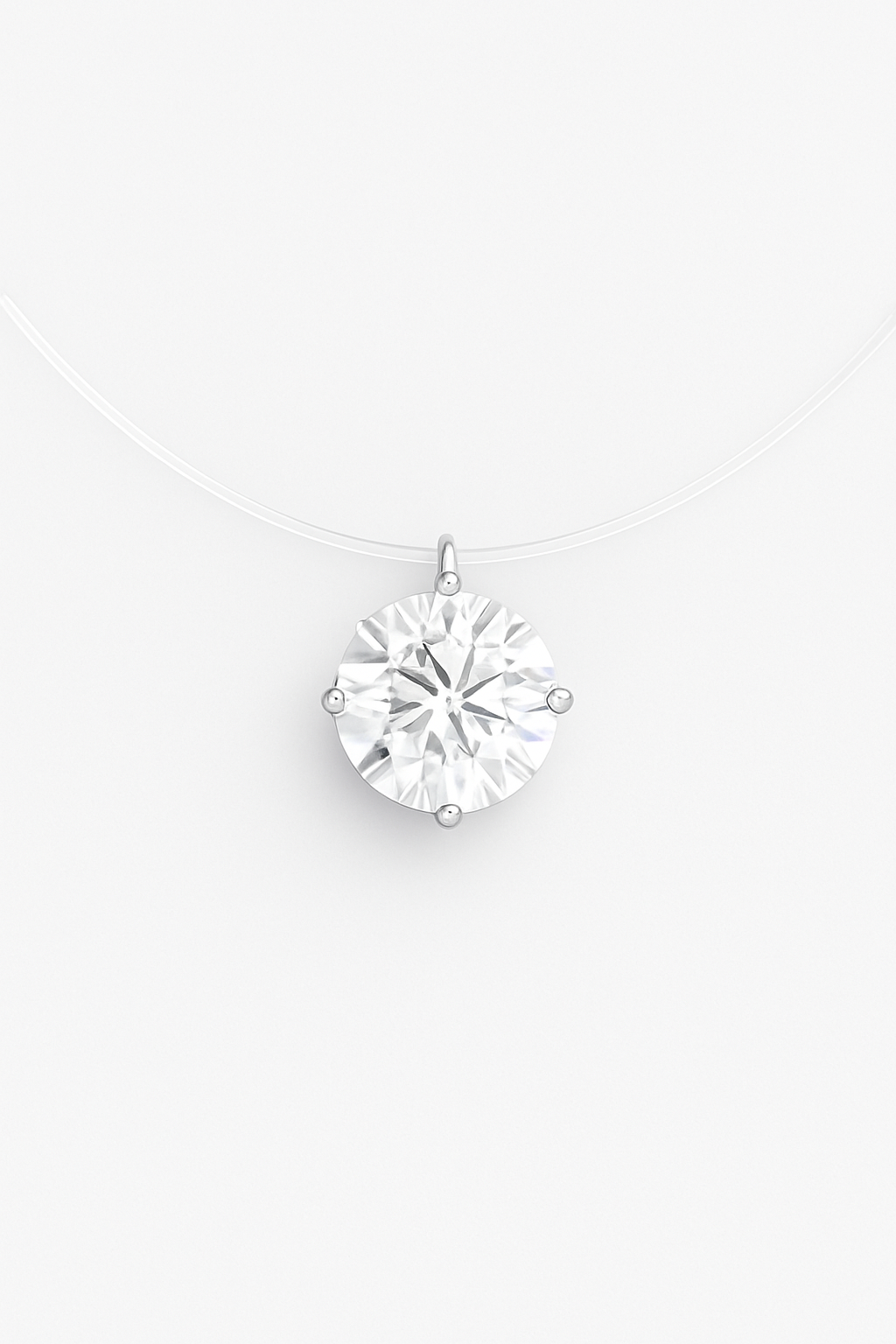 Colar Moissanite Nylon
