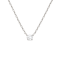 Colar Esme Moissanite 5mm Prata 925