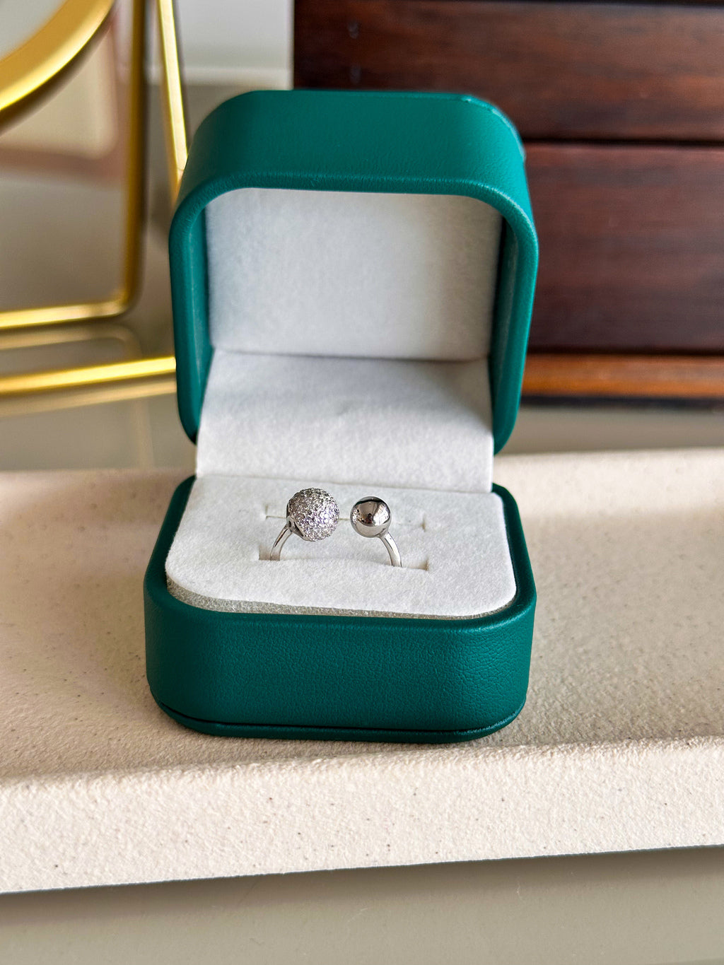 Anel Celine Prata 925 - “pinky ring”