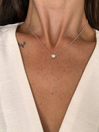Colar Amelia Moissanite Prata 925