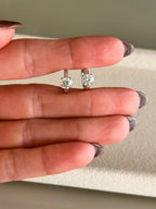 Brinco Argola Nick Moissanite Prata 925