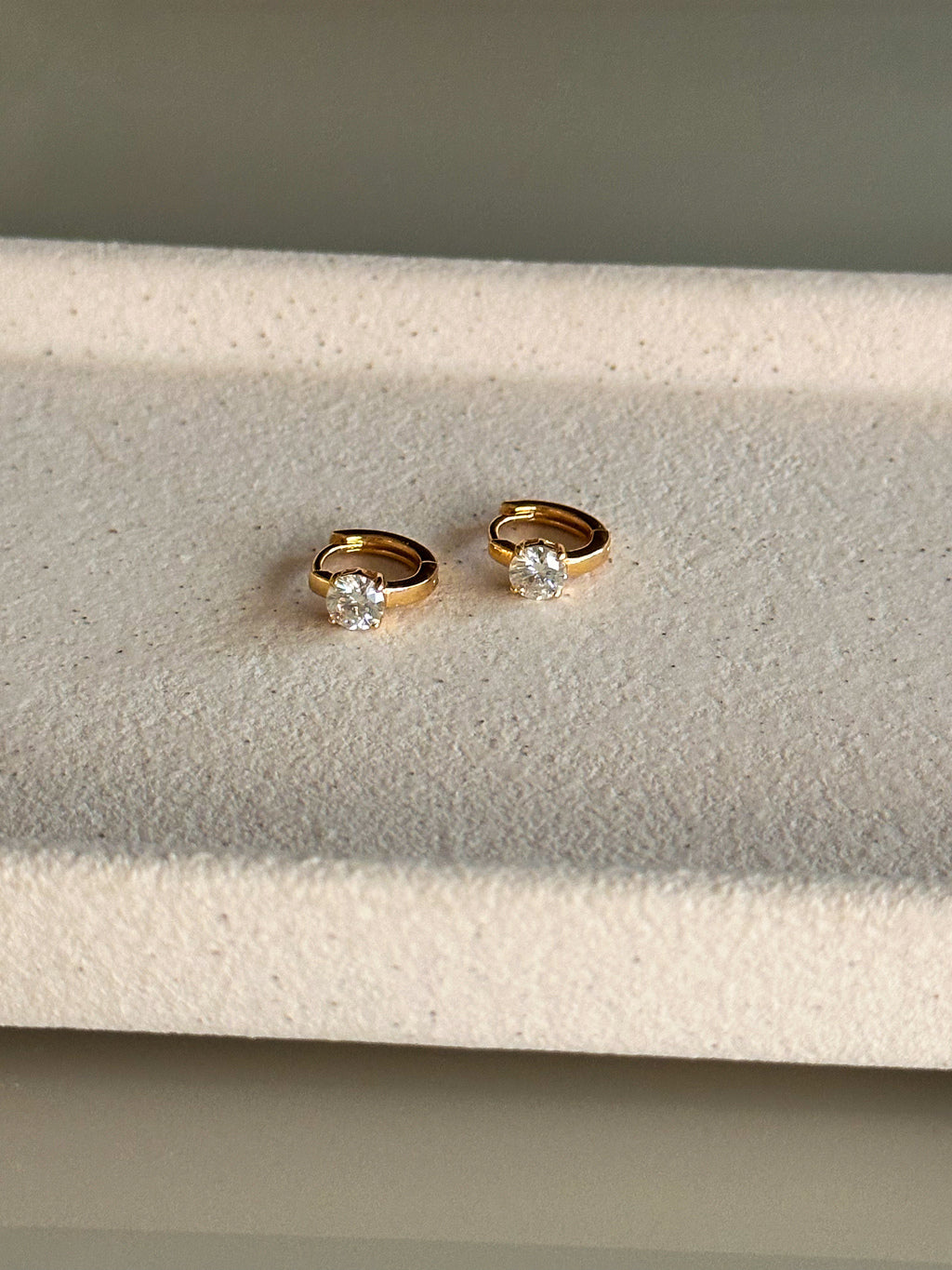 Brinco Argola Nick Moissanite Prata 925