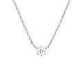 Colar Esme Moissanite 6,5mm Prata 925