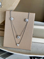 Colar Amelia Moissanite Prata 925
