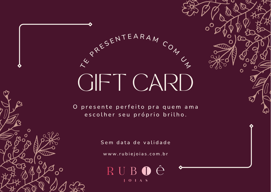 Gift Card Rubiê - R$150