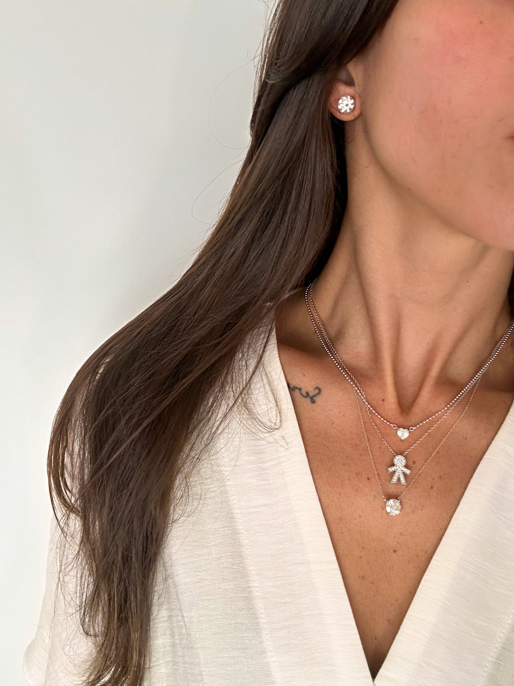 Colar Noah Moissanite Prata 925