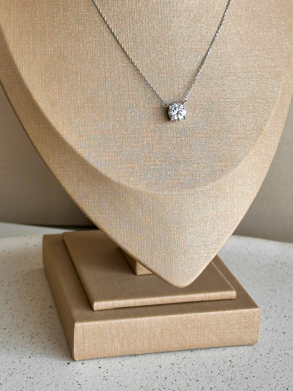Colar Esme Moissanite 8mm Prata 925