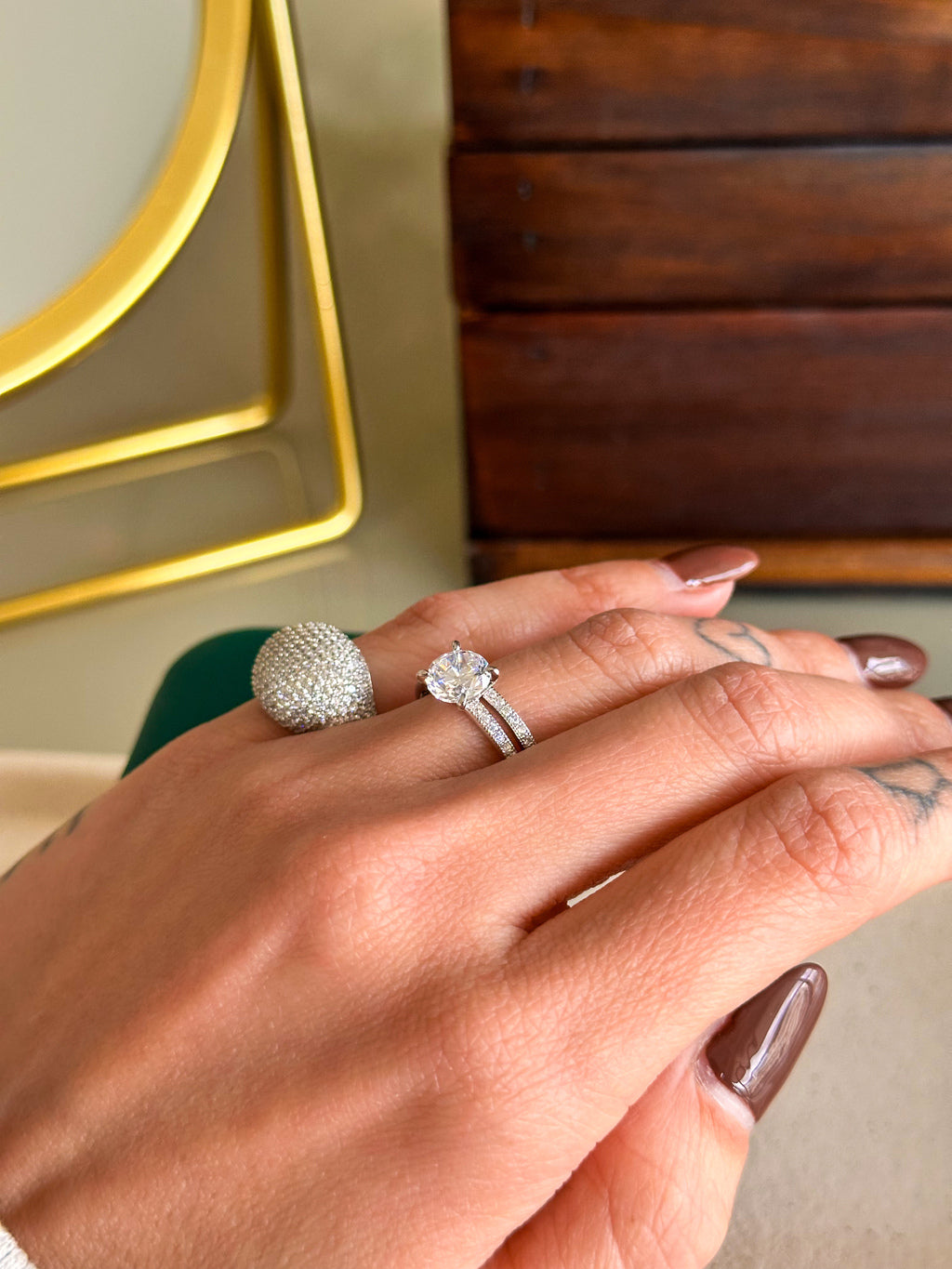 Anel Lume Prata 925 - “pinky ring”