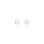 Brinco Clair Zircônia Cristal 8mm Prata 925