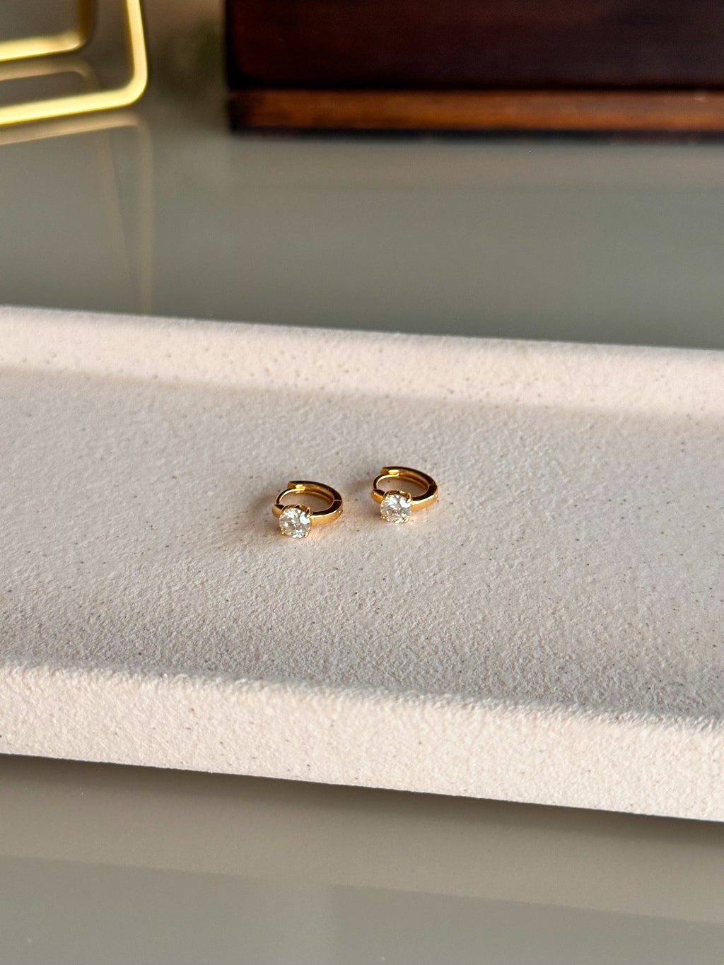 Brinco Argola Nick Moissanite Prata 925