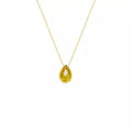 Colar Gota Yellow Prata 925