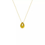 Colar Gota Yellow Prata 925