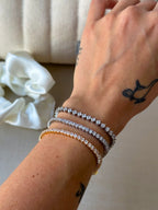 Pulseira Riviera Clássica 3mm Prata 925