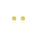 Brinco Clair Yellow Fancy Prata 925