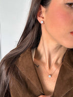 Colar Esme Moissanite 8mm Prata 925
