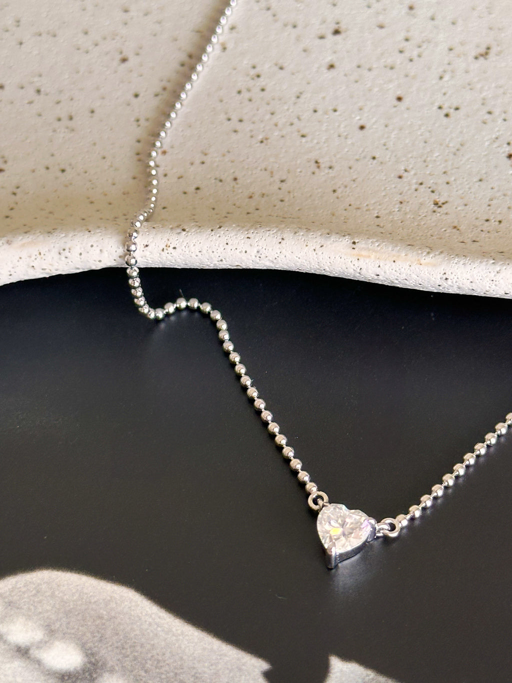 Colar Amelia Moissanite Prata 925