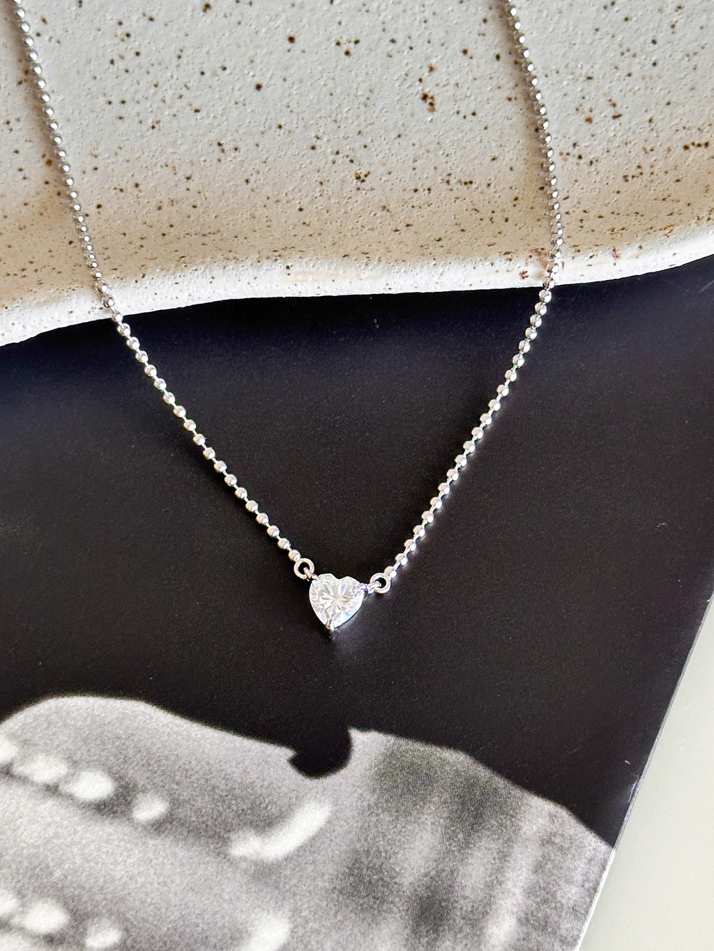 Colar Amelia Moissanite Prata 925