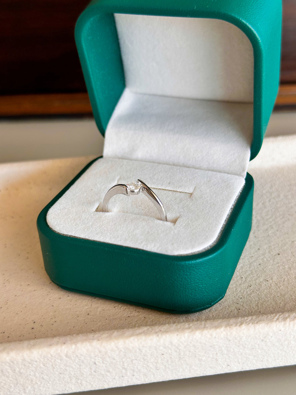 Anel Sollene Moissanite Prata 925
