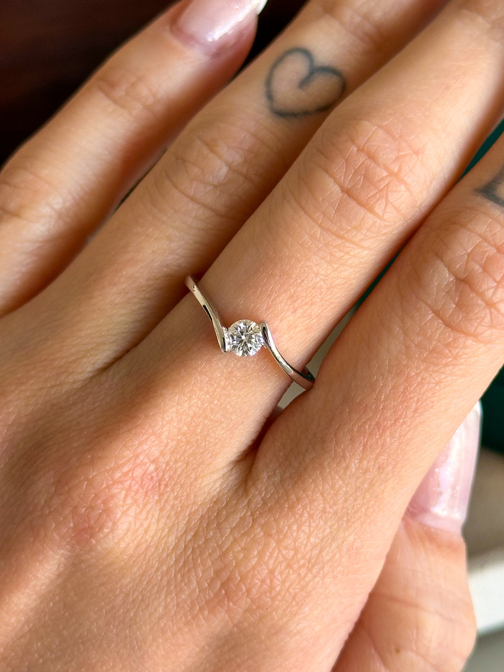 Anel Sollene Moissanite Prata 925