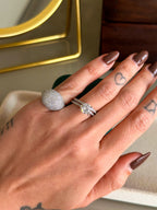 Anel Lume Prata 925 - “pinky ring”