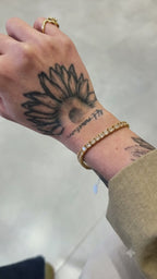 Pulseira Riviera Clássica Champanhe Prata 925